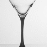 Copa de Martini con Base Negra
