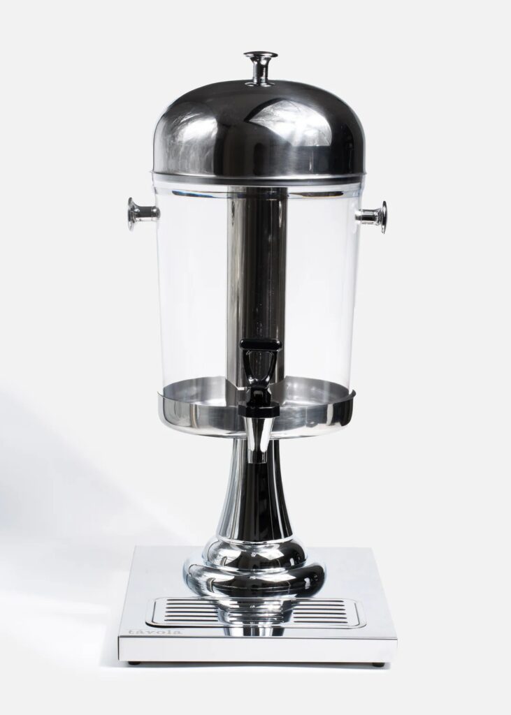 Dispensador de Bebidas con Base de Acero Inoxidable