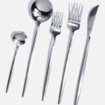 Set de Cubiertos de Acero Inoxidable Atenas