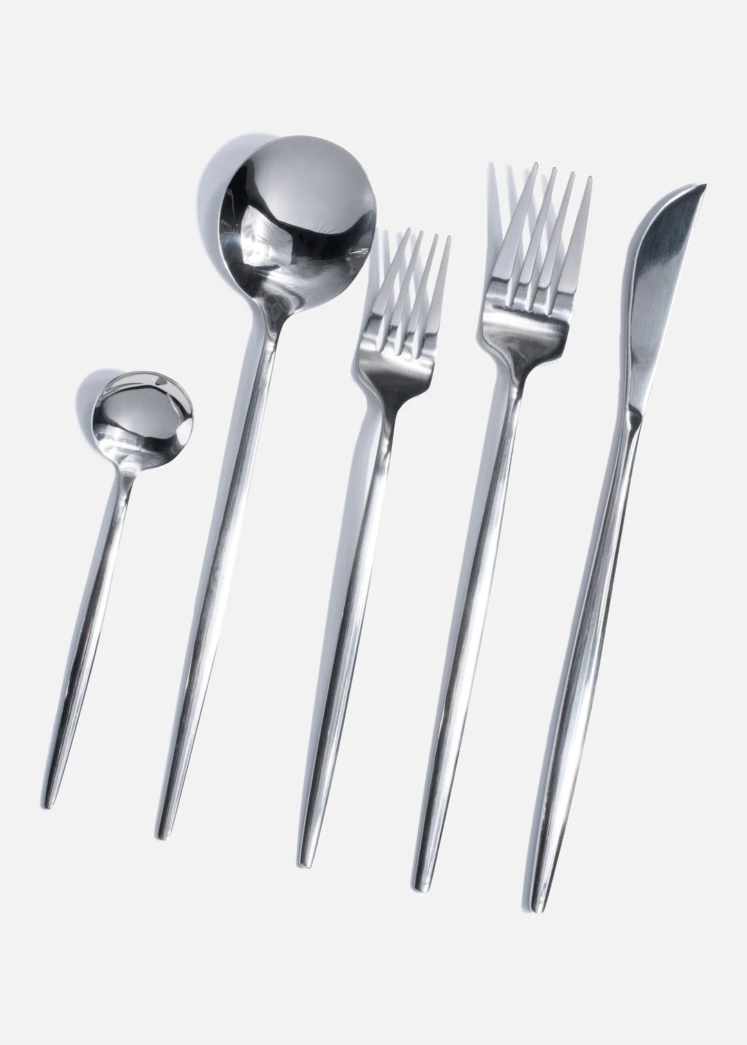 Set de Cubiertos de Acero Inoxidable Atenas