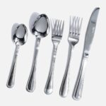 Set de Cubiertos de Acero Inoxidable Silver Ring