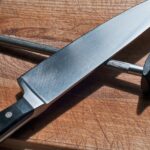 Cuchillo de Chef con Chaira de Afilado