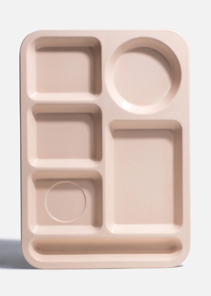 Plato Rectangular con Compartimentos