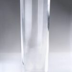 Vaso Tubo de Vidrio Transparente